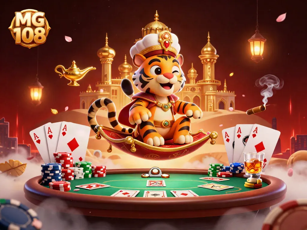 Menangkan besar dengan mg 108 saat bermain kartu dan poker penuh warna dalam ilustrasi kasino yang menakjubkan.