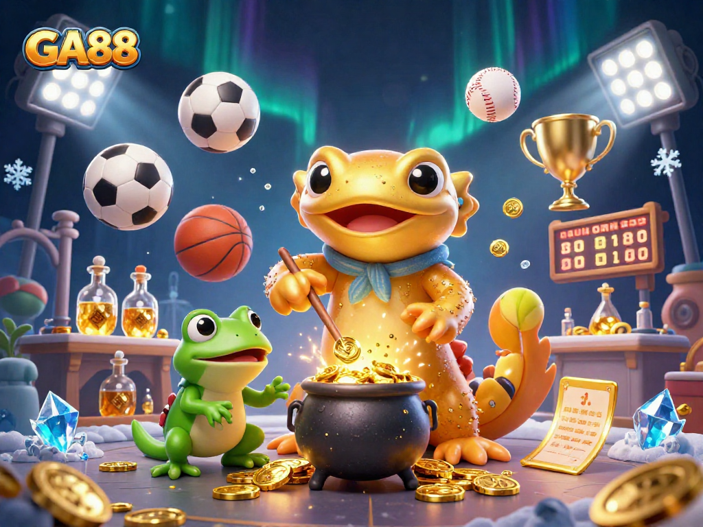 GA88 captures the exhilarating spirit of sports betting with action-packed characters and dynamic elements.