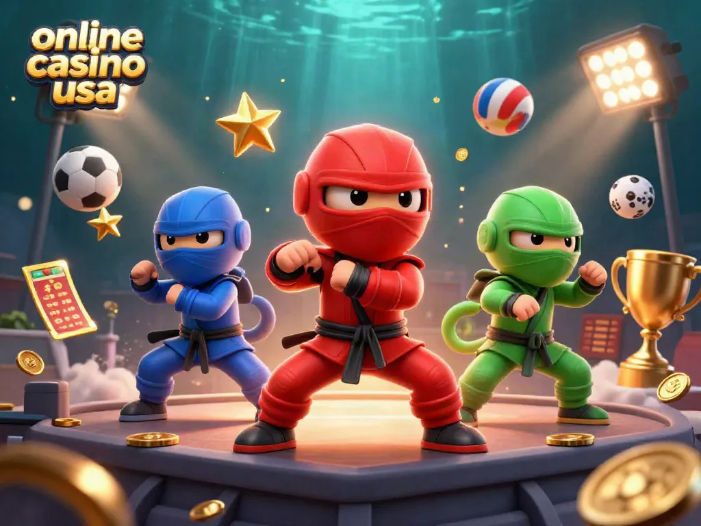 Experience excitement at online casino usa with vibrant chameleon ninjas and thrilling gaming elements.