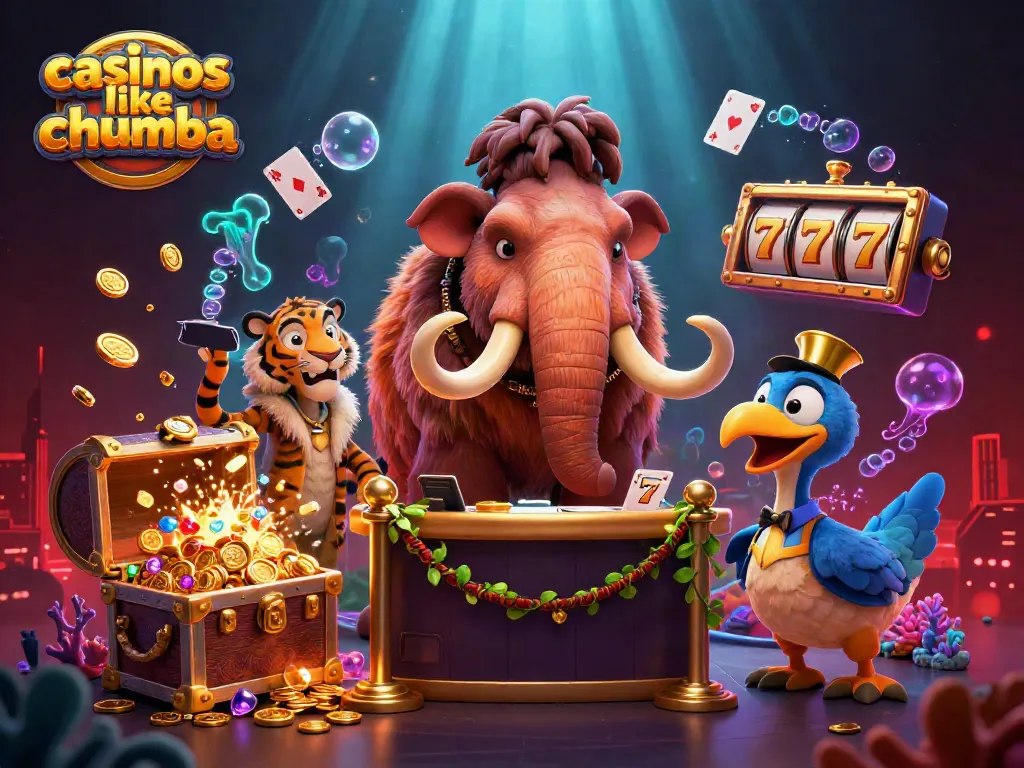 Discover casinos like Chumba with vibrant 3D characters and exciting gaming elements.