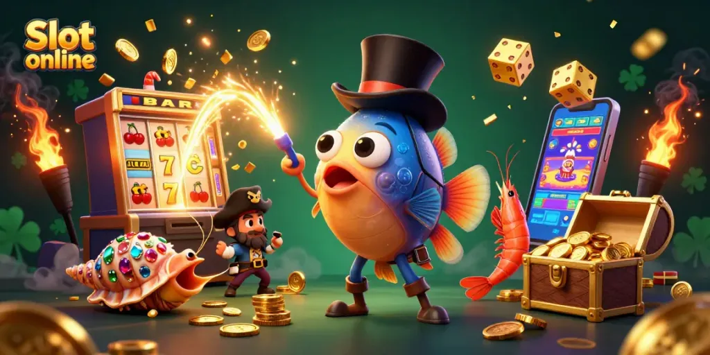 Spin to win with Slot online featuring vibrant characters and jackpot visuals.