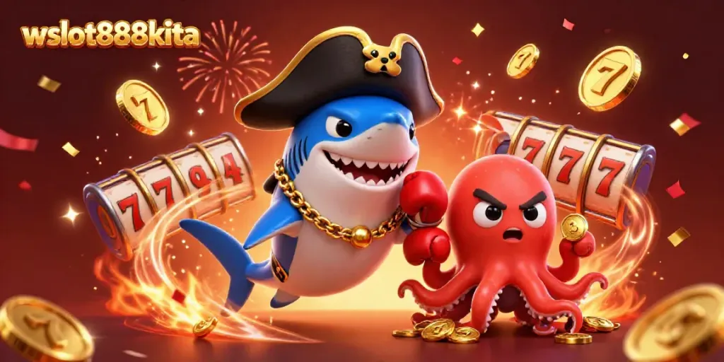 Menangkan permainan kasino di wslot888kita dengan karakter kartun lucu dan simbol slot keberuntungan