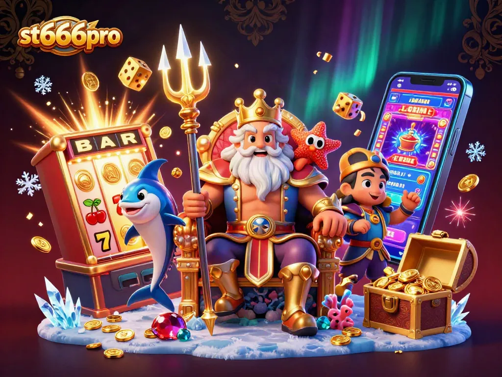 Experience thrilling wins at st666pro with Neptune, slot machines, and dazzling treasures!