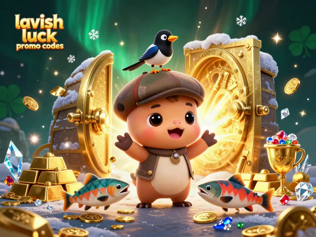 Unlock lavish luck promo codes for bonuses while enjoying playful casino characters and gems.