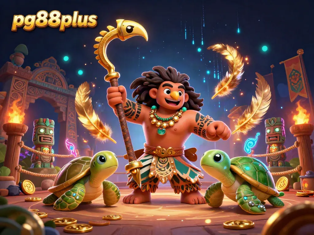 Engage in thrilling gameplay at pg88plus with dynamic cartoon characters amidst casino excitement.