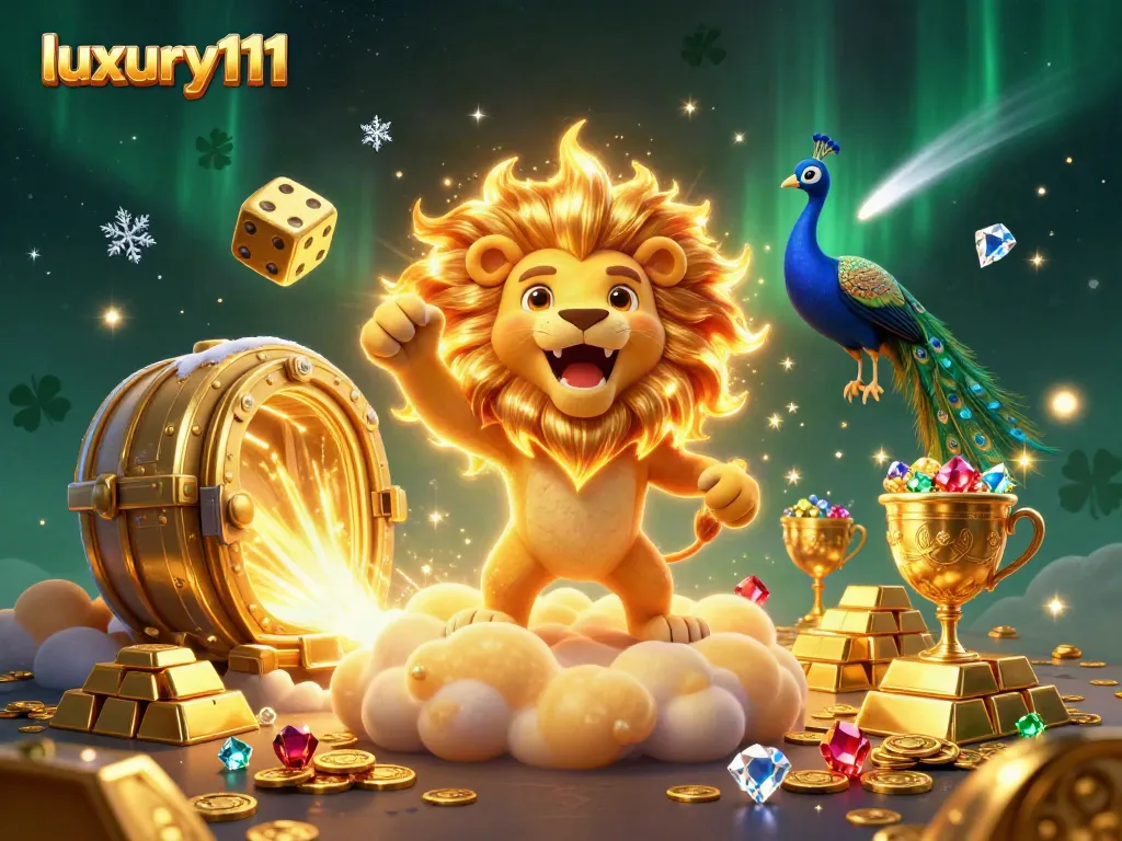 Experience the thrilling luxury111 online casino with vibrant characters and dynamic gaming elements.