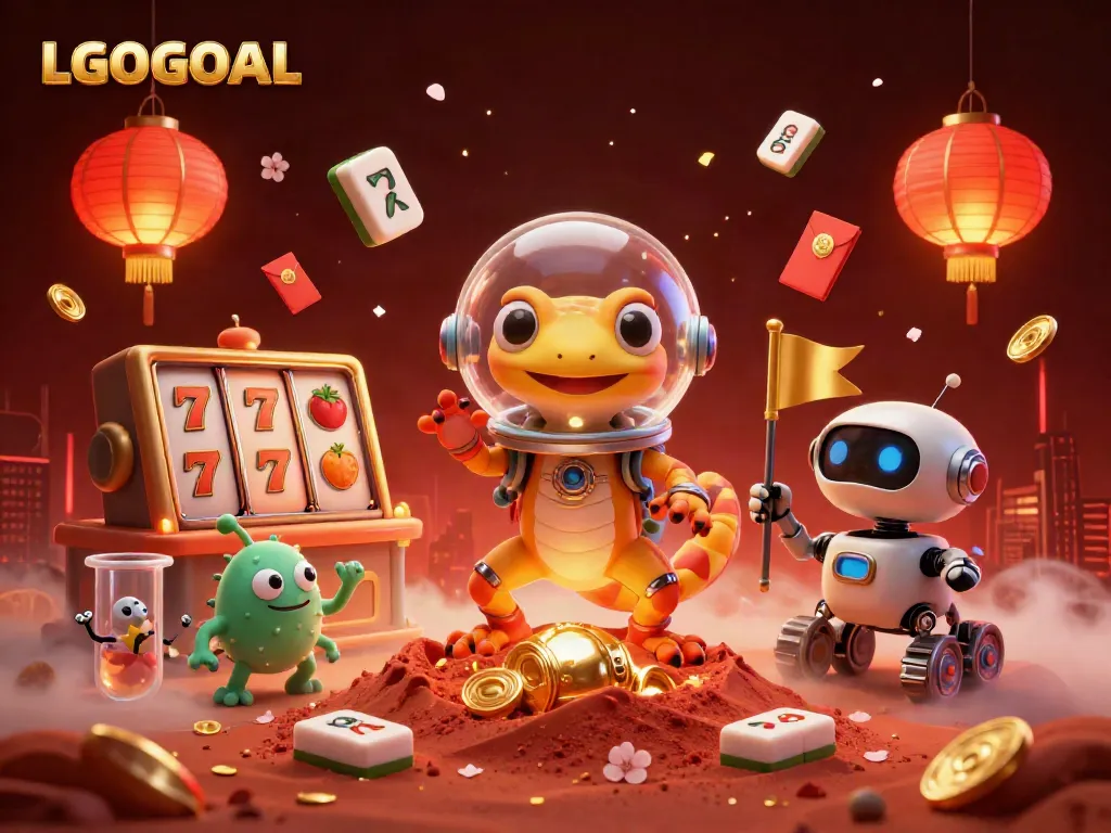 Win big at LGOGOAL with a Martian gecko discovering a hidden casino on Mars.